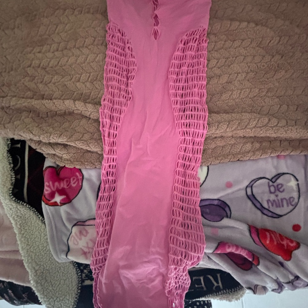 Pink Mesh Dress